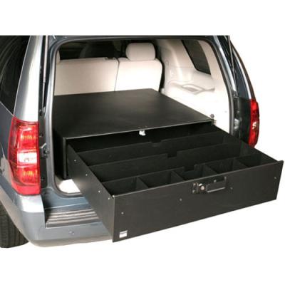 Tactical Gear SUV Security Drawer Universal Large Black Tuffy Security Products