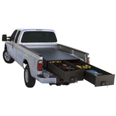 Truck Bed Security Drawer Universal Long Bed 8 ft. 10 Inch Tall Black Tuffy Security Products