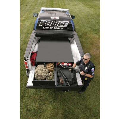 Truck Bed Security Drawer Universal Long Bed 8 ft. 10 Inch Tall Black Tuffy Security Products