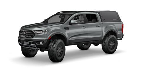 Ranger Truck Bed SmartCapEVOa  Adventure Matte Black 2024 Ford Ranger 5 Foot Short Bed SmartCap