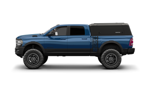 RAM 1500 Truck Bed Cap SmartCap EVOa Adventure Matte Black For 09-24 DS (Classic Body Style) RAM 1500 5.7 Foot Short Bed SmartCap