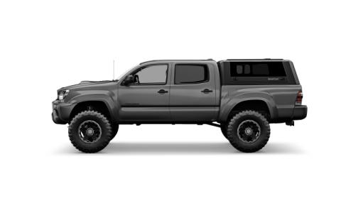Tacoma Truck Bed Cap SmartCapEVOa Adventure Matte Black For 05-15 Toyota Tacoma 5 Foot Short Bed RSI SmartCap