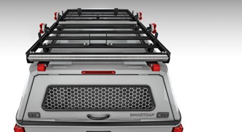 Tacoma Truck Bed Cap SmartCap EVOc Commercial White For 24-Present Toyota Tacoma 6 Foot Standard Bed RSI SmartCap