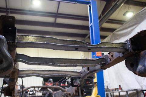 Rear Spare Tire Crossmember For 09-14 Ford F-150 Rust Buster Frameworks
