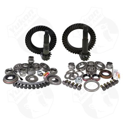 Yukon Gear And Install Kit Package For Jeep XJ And YJ With Dana 30 Front And Model 35 Rear 4.56 Ratio Yukon Gear &amp; Axle