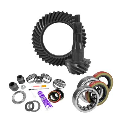 9.75 inch Ford 4.11 Rear Ring and Pinion Install Kit 2.53 inch OD Axle Bearings and Seal Yukon Gear &amp; Axle