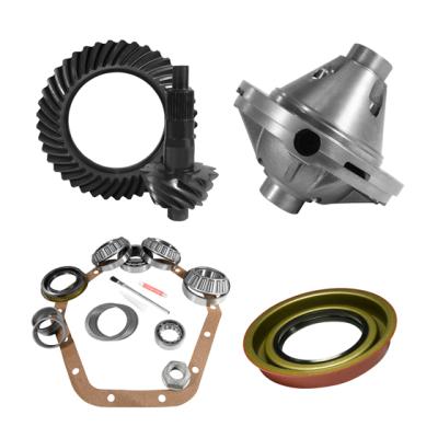 10.5 inch GM 14 Bolt 5.13 Rear Ring and Pinion Install Kit 30 Spline Positraction Yukon Gear &amp; Axle