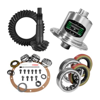 8.25 inch CHY 3.73 Rear Ring and Pinion Install Kit Positraction 1.618 inch ID Axle Bearings Yukon Gear & Axle