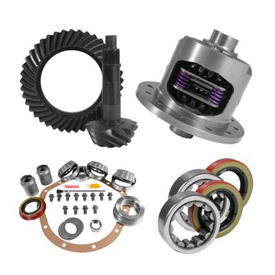 8.875 inch GM 12T 3.73 Rear Ring and Pinion Install Kit 30 Spline Positraction Axle Bearings Yukon Gear &amp; Axle