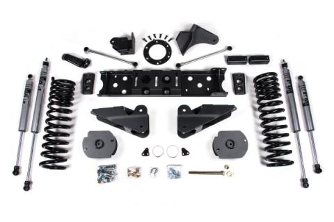 19-24 RAM 2500 4 Inch Radius Arm Bracket Gas Adventure Shocks Zone Offroad