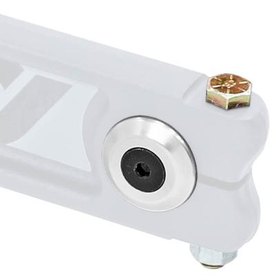 Antirock Sway Bar Arm Hardware Kit Tapered Aluminum Washers, Flat Head Allen Bolts, Pinch Bolt and Nut Set for 2 Arms RockJock 4x4