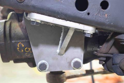 Rust Buster 1976-1986 Jeep CJ5, Jeep CJ7 &amp; Jeep CJ8 HD Steering Box Brace RB1008