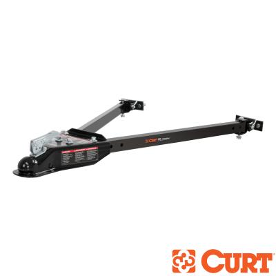 Curt Tow Bar with Adjustable-Width Arms - Car Mount - 2 Inch Ball - 5000 lbs. Safety Cables and Coupler Lock Sold Separately) RockJock 4X4