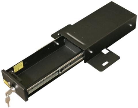 Front Driver Side Underseat Drawer - 97-02 Wrangjer TJ w/ Flip Seat Black Tuffy Security Products