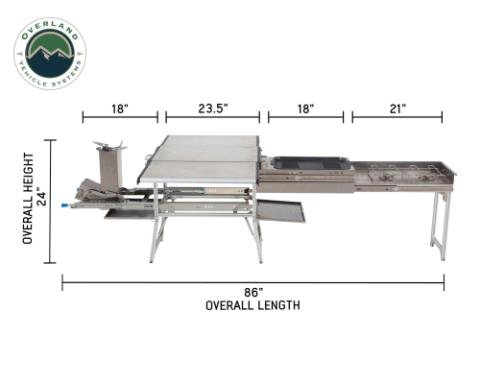 Cook With Overland Vehicle Systems Portable Komodo Camp Kitchen Overland Vehicle Systems
