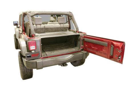 Premium Cargo Enclosure - 07-10 Wrangler JK 4-Door Mounting Kit 310-ALTMNT May Be Required Black Tuffy Security Products