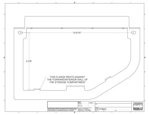 Rear Underseat Locking Lid 09-10 Ram 1500 11-22 1500 19 1500 Classic 10-22 2500/3500  Extended Crew Cab Black Tuffy Security Products