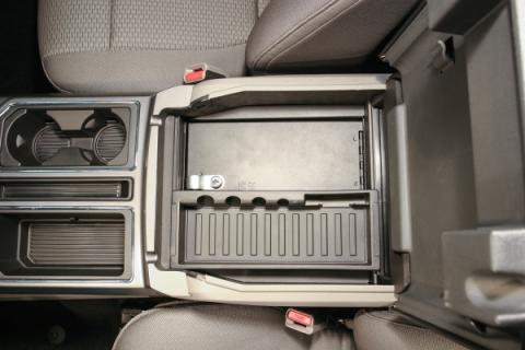 Console Safe 15-22 F-150 / 17-22 F-250/350 Super Duty w/ Flow-Thru Console Black Tuffy Security Products