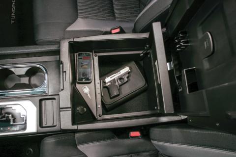 Console Safe - 14-21 Tundra w/ Fixed Center Console Black Tuffy Security Products
