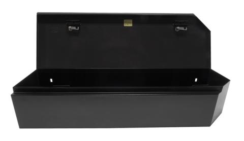 Rear Underseat Lockbox 15-22 F-150 17-22 F-250/350/450 Super Duty w/ Crew Cab 60 Percent Length Black Tuffy Security Products