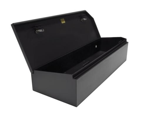 Rear Underseat Lockbox 15-22 F-150 17-22 F-250/350/450 Super Duty w/ Crew Cab 60 Percent Length Black Tuffy Security Products