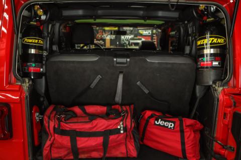 2 Door Wrangler JL Sports Bar Mount Driver Side Power Tank