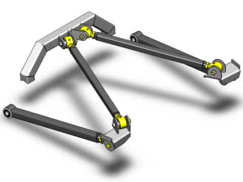 Jeep Wrangler Rear Long Arm Upgrade Kit 2004-2006 LJ Clayton Off Road