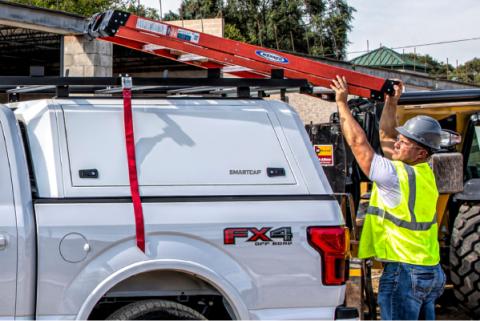 Silverado/Sierra Truck Bed Cap SmartCap EVOc Commercial OEM White 20-24 Chevrolet Silverado/Sierra 2500/3500 HD 6.5 Foot Standard Bed SmartCap
