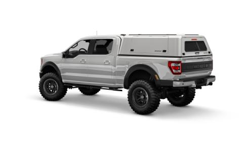F-150 Truck Bed Cap SmartCapEVOc Commercial OEM White For 21-24 Ford F-150 5.5 Foot Standard Bed SmartCap