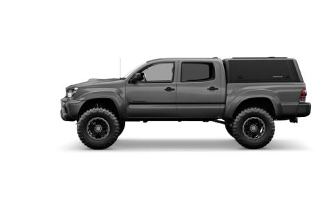 Tacoma Truck Bed Cap SmartCap EVO Sport Matte Black For 05-15 Toyota Tacoma 5 Foot Short Bed RSI SmartCap