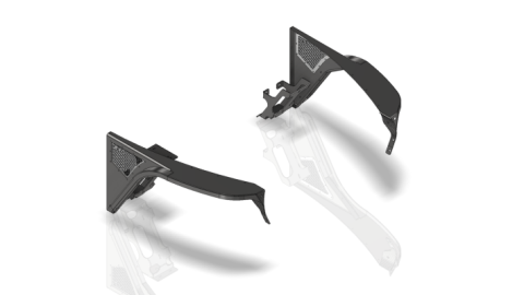 Aluminium Highline Front Fenders 2 Inch Flare for Jeep TJ/LJ Motobilt