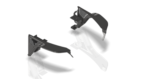 Aluminium Highline Front Fender 4 Inch Flare for Jeep YJ Motobilt