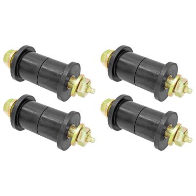 Leaf Spring Main Eye Bushing Kit 87-95 Wrangler YJ Includes Urethane Bushings Greasable Hardware Set of 4 RockJock 4x4