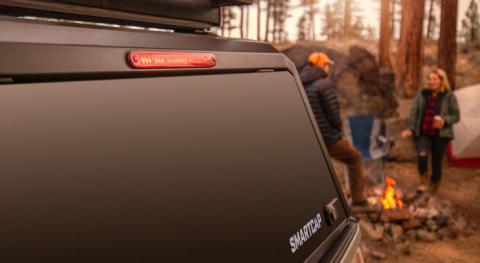 Truck Bed Cap SmartCap EVOd Defender Matte Black For 24-Present Toyota Tacoma 5 Foot Short Bed RSI SmartCap