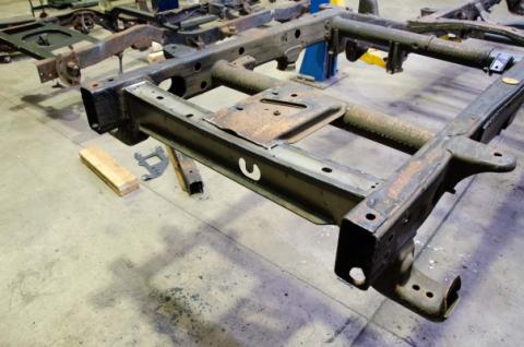 Rust Buster Rear Spare Tire Crossmember For 2011-2018 GM HD Pickups RB7835