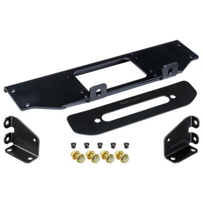 JL/JT Winch Plate Kit for Factory Steel Bumper (for use with or without CE-9033JLS RockJock Towing Kit) RockJock 4X4