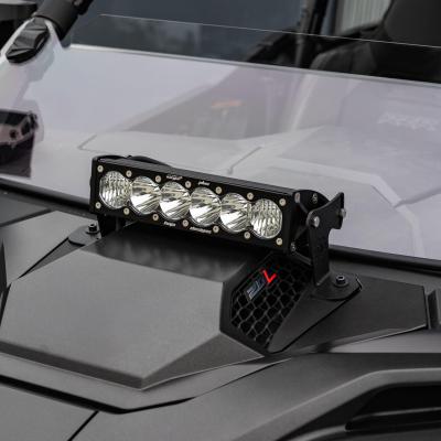 OnX6+ 10 Inch Light Bar Hood Mount Kit Polaris 2025 RZR ProR; ProS; ProXP, Clear Baja Designs