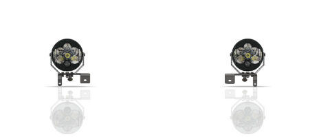 Headlight Bracket Kit for Baja Designs LP6 for Jeep JK Motobilt