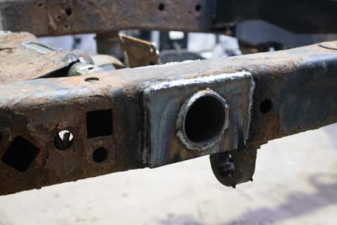 04-08 F150 4x4 SuperCab 6.5 Foot Bed Forward Spare Tire Crossmember Rust Buster Frameworks