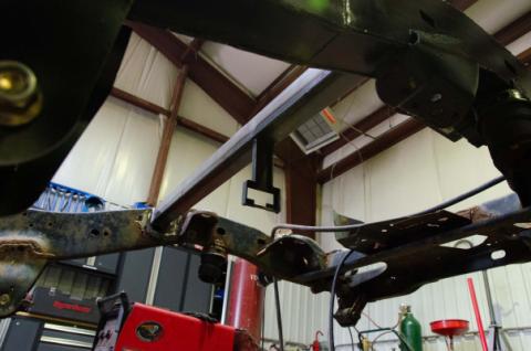 06-10 Hummer H3 Fuel Tank Crossmember Rust Buster Frameworks