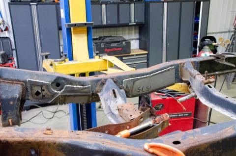 97-99 Dodge Dakota Club Cab 6.5 Foot Bed 4wd Front Frame Section - Right Rust Buster Frameworks