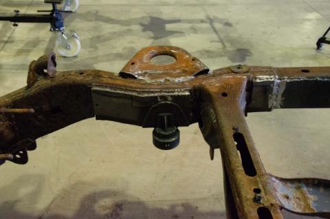 09-18 Dodge Ram 1500 Quad Cab 6.5 Foot Bed 4x4 Over-Axle Frame Section - Right Rust Buster Frameworks