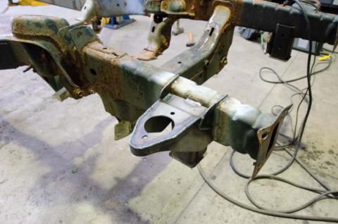 09-18 Dodge Ram 1500 Quad Cab 6.5 Foot Bed 4x4 Core Support Mount - Left Rust Buster Frameworks