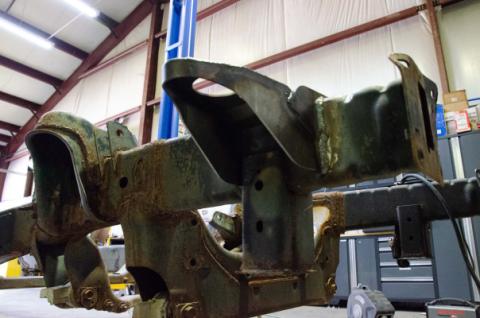 09-18 Dodge Ram 1500 Quad Cab 6.5 Foot Bed 4x4 Core Support Mount - Left Rust Buster Frameworks
