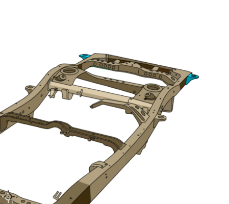 01-07 Toyota Sequoia Rear Body Mount Rust Buster Frameworks