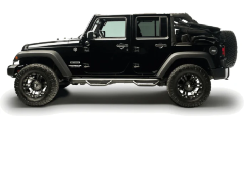 Wrangler JK eTop Jeep For 07-18 Wrangler JK 4-Door Squareback Black eTop