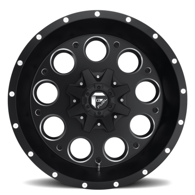 Aluminum Wheels 15X8 Revolver D525 5 On 114.3/5 On 120.7 Matte Black/Milled 78.1 Bore -18 Offset Fuel Off Road Wheels