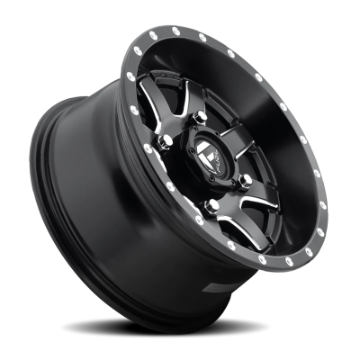 Aluminum Wheels 16X7 Maverick UTV D538 4 On 110 Matte Black Milled 79.4 Bore 13 Offset Fuel Off Road Wheels