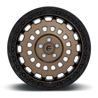 Aluminum Wheels 17X9 Zephyr D634 5 On 127 Matte Bronze W/Black Bead Ring 71.5 Bore 1 Offset Fuel Off Road Wheels