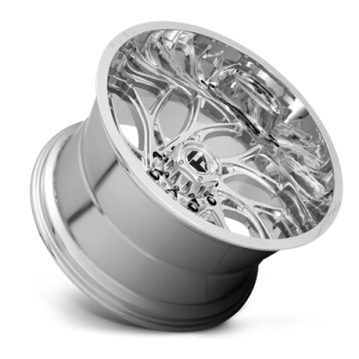 Aluminum Wheels 20X10 Runner D740 5 On 127 Chrome 71.5 Bore -18 Offset Fuel Off Road Wheels